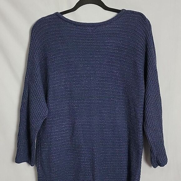 🖤 5/$20 🖤 NEW YORK & COMPANY.. blue sweater.. - Picture 8 of 12